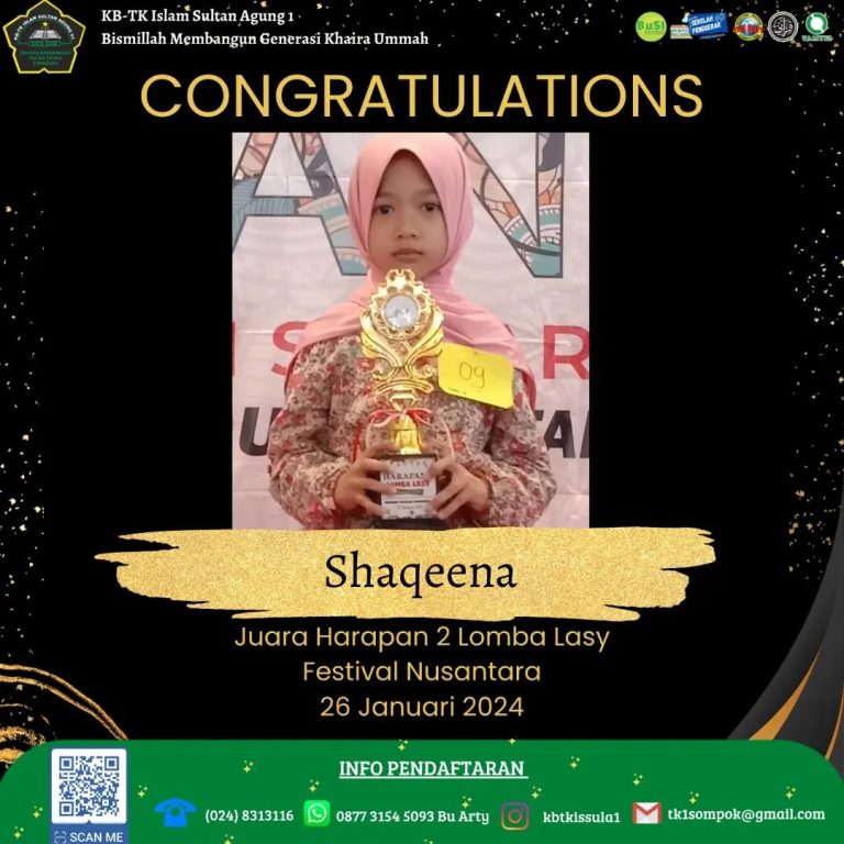 Juara Harapan 2 Lomba Lasy Festival Nusantara