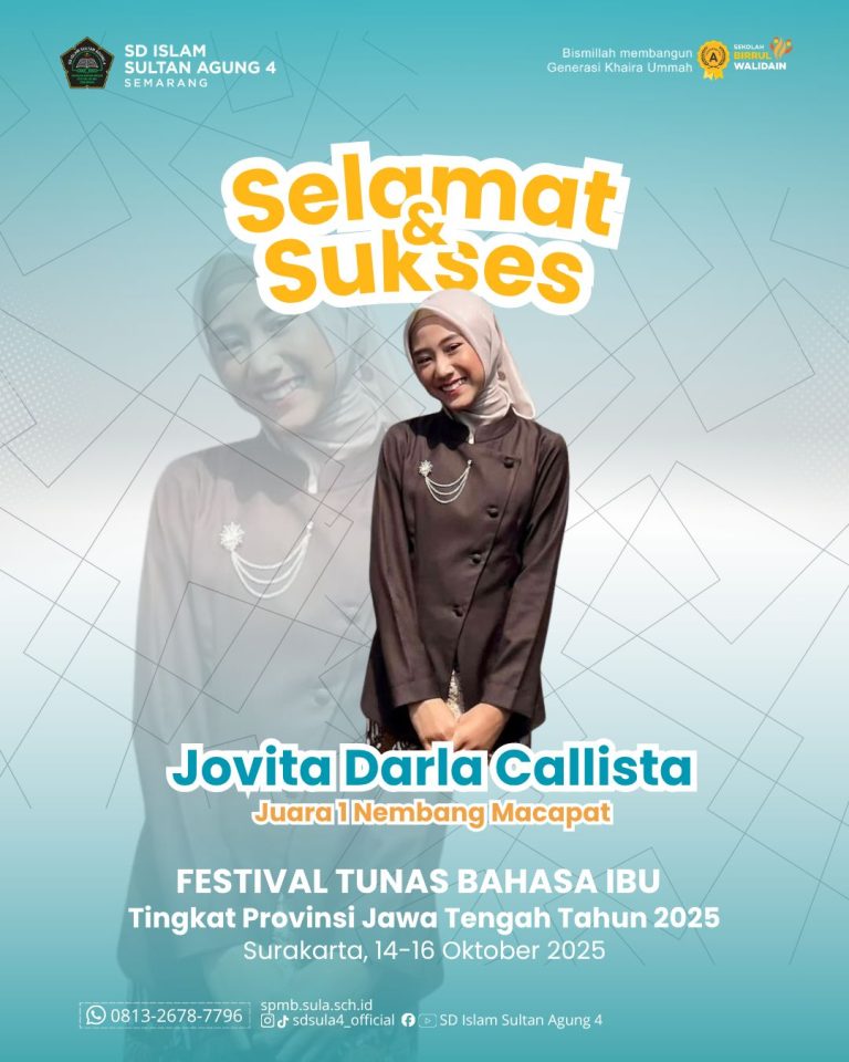 Mahakarya Sastra Jawa: Jovita Darla Callista Raih Juara 1 Nembang Macapat Tingkat Provinsi Jawa Tengah 2025