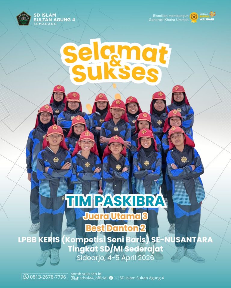 Paskibra SDI Sula 4 Semarang: Dari Jawara Jawa Tengah Menuju Prestasi Se-Nusantara